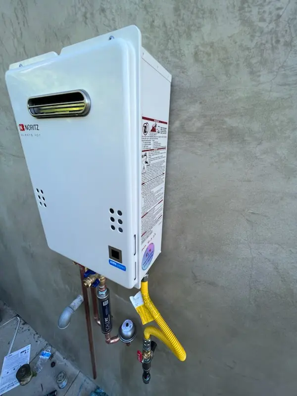 Tankless water heater installation for Bird Road Farmsites homes